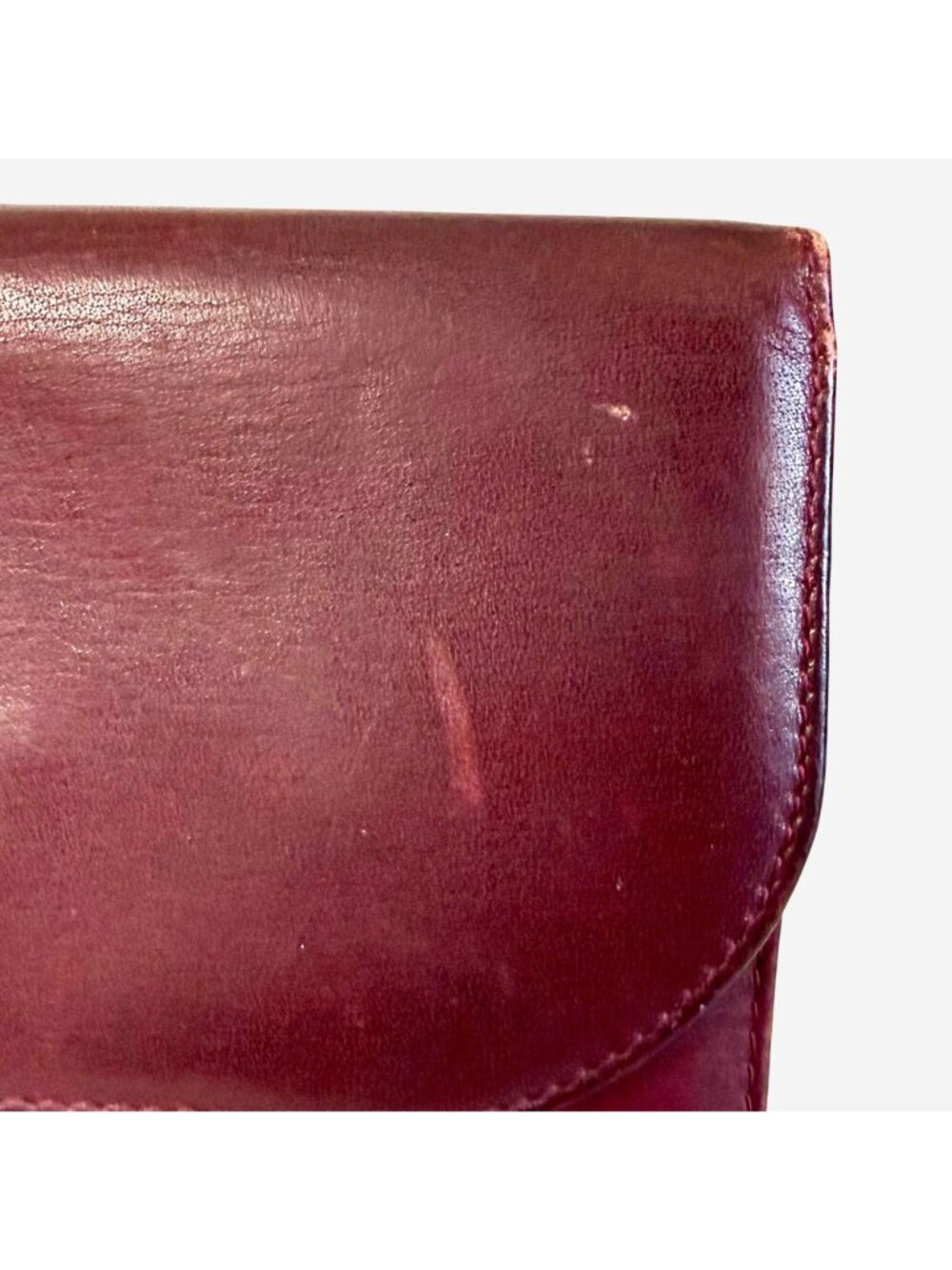 Vintage Gucci Burgundy Leather Continental Wallet Clutch 1970s/80s *read* - Picture 13 of 16